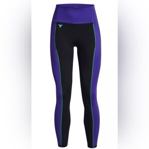 Under Armour - Women's black, purple, and teal leggings